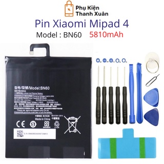 Pin zin Xiaomi Mipad 4 BN60 5810mAh | Dung lượng gốc | Tặng bộ tháo mở + seal dán