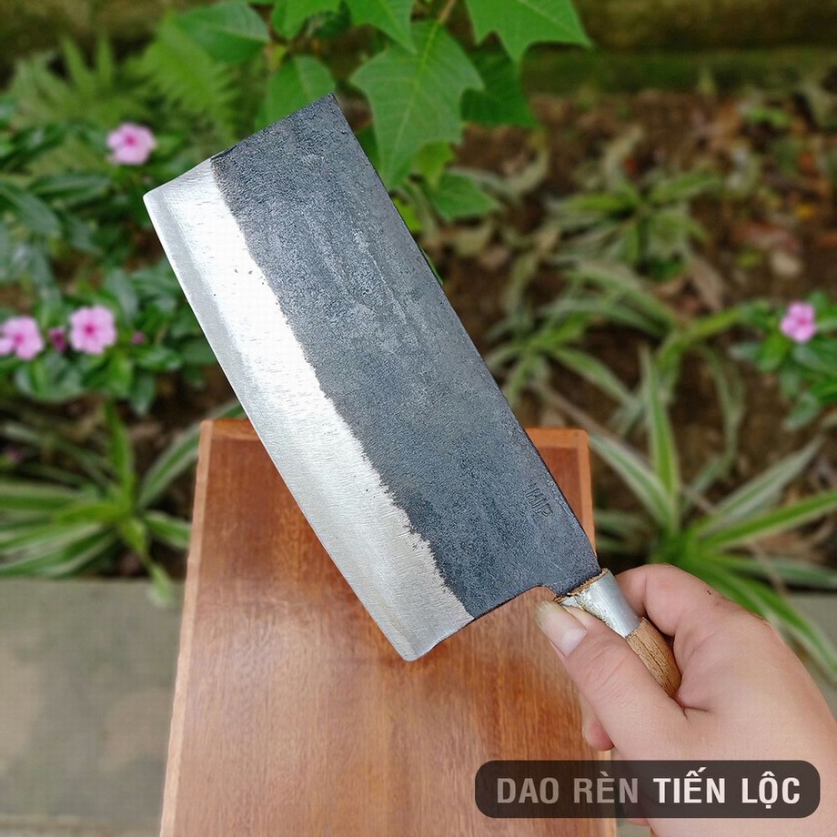 Dao Chặt Xương Rèn Từ Thép Nhíp Ô Tô Loại Chuẩn - Dụng cụ nhà bếp