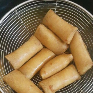 Vỏ bánh đậu xanh ran nem cực ngon và giòn