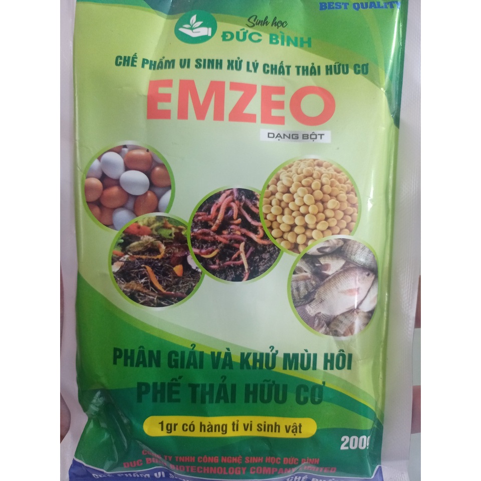 EMZEO - Men ủ vi sinh xử lý chất thải hữu cơ