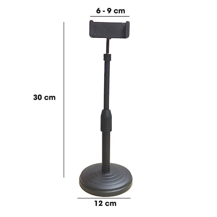 Giá đỡ kẹp điện thoại để bàn livestream xem video xoay 360 độ kệ đỡ điện thoại quay phim ghi hình đa năng MiibooShiSF750
