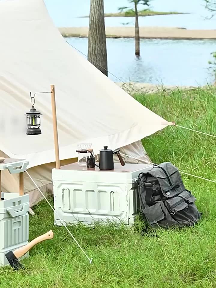 Thùng Đựng Đồ Gấp Gọn Kiêm Làm Mặt Bàn Mang Đi Du Lịch Dã Ngoại | BigBuy360 - bigbuy360.vn