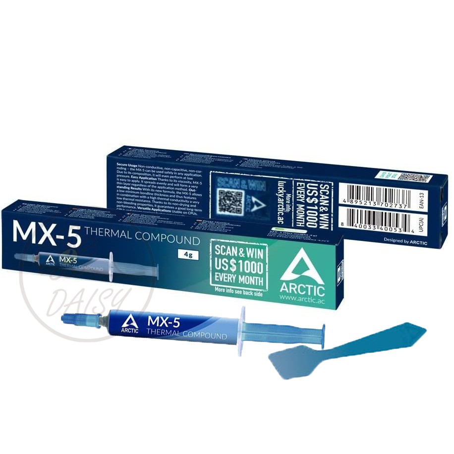 Keo tản nhiệt Arctic MX-5 4gram chính hãng