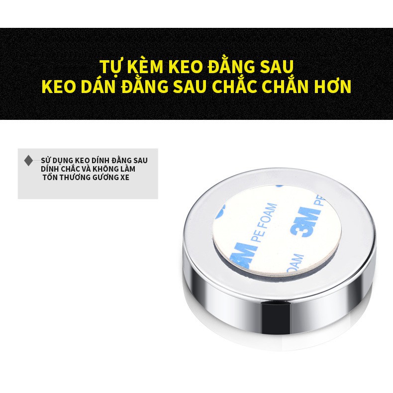 gương chiếu hậu gương vòng nhỏ xóa bỏ điểm mù 360 độ góc xoay lớn hỗ trợ lùi lại xe gói một