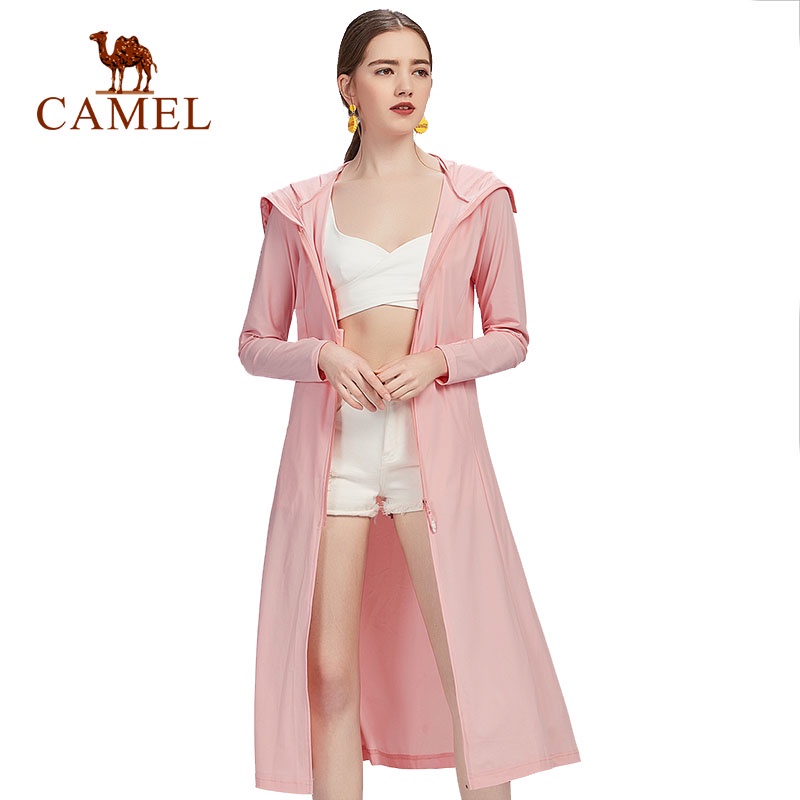 Áo khoác CAMEL chống nắng bằng vải lụa lạnh thoáng khí thời trang cao cấp