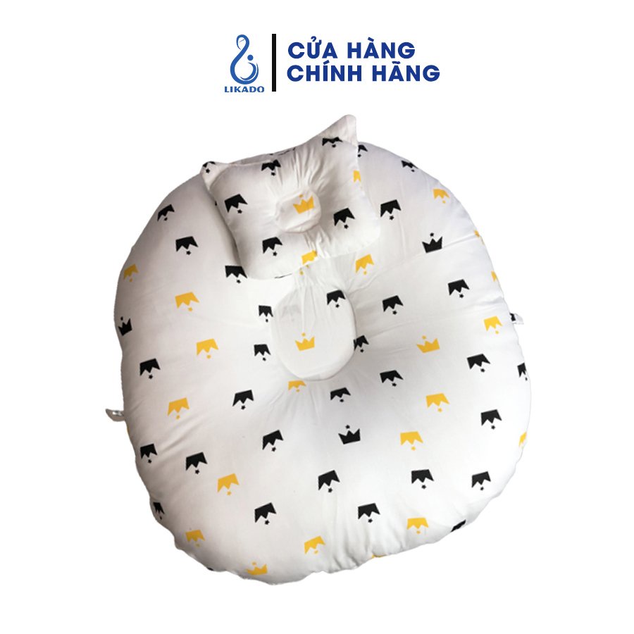 Gối chống trào ngược cho bé sơ sinh cao cấp LIKADO kích thước (70x70cm)