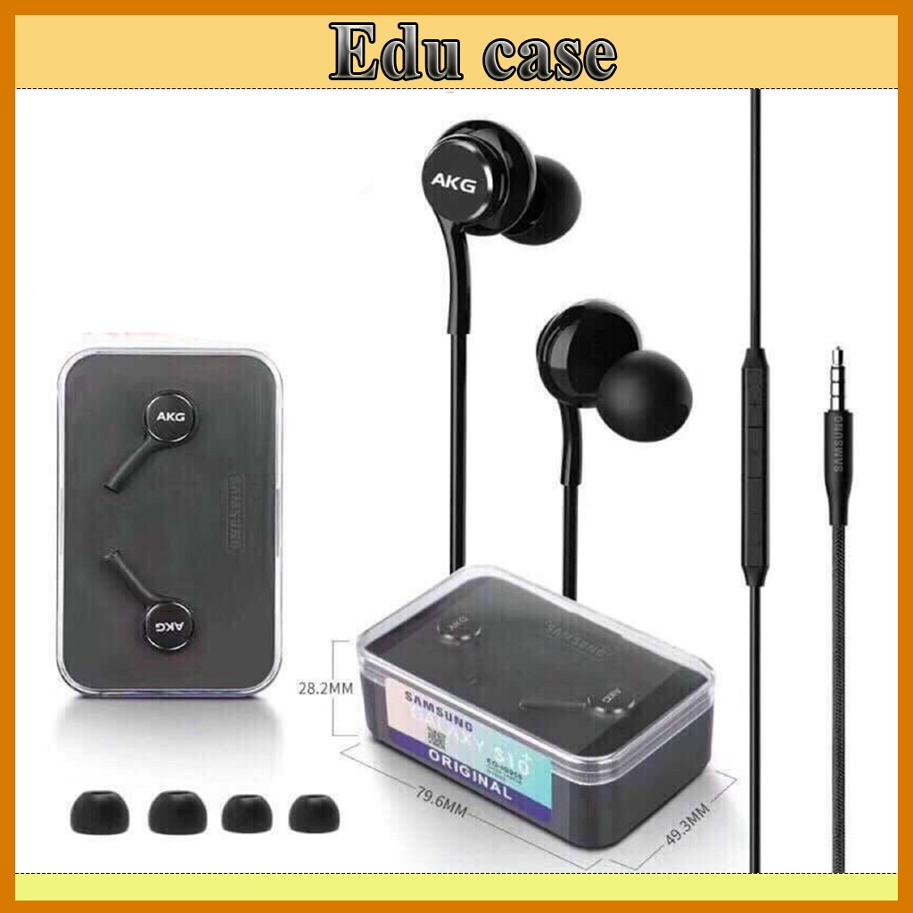 Tai nghe nhét tai chân tròn Samsung S10 AKG , jack 3.5mm, hàng chuẩn đẹp , phù hợp với nhiều máy điện thoại  Educase