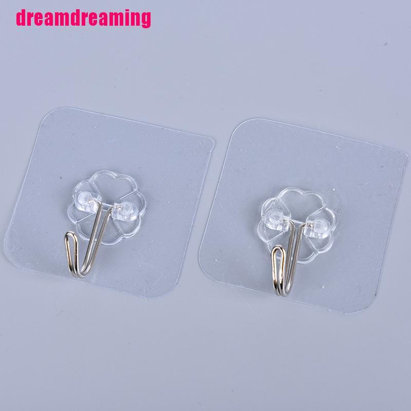 1 Móc Treo Đồ Gắn Tường Trong Suốt Tiện Lợi Dành Cho Nhà Tắm