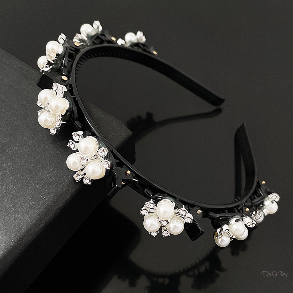 GETNOIVAS Băng Đô Bện Tóc Thời Trang Nữ Tính