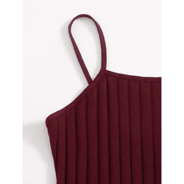 Đầm Gân 2 Dây Body