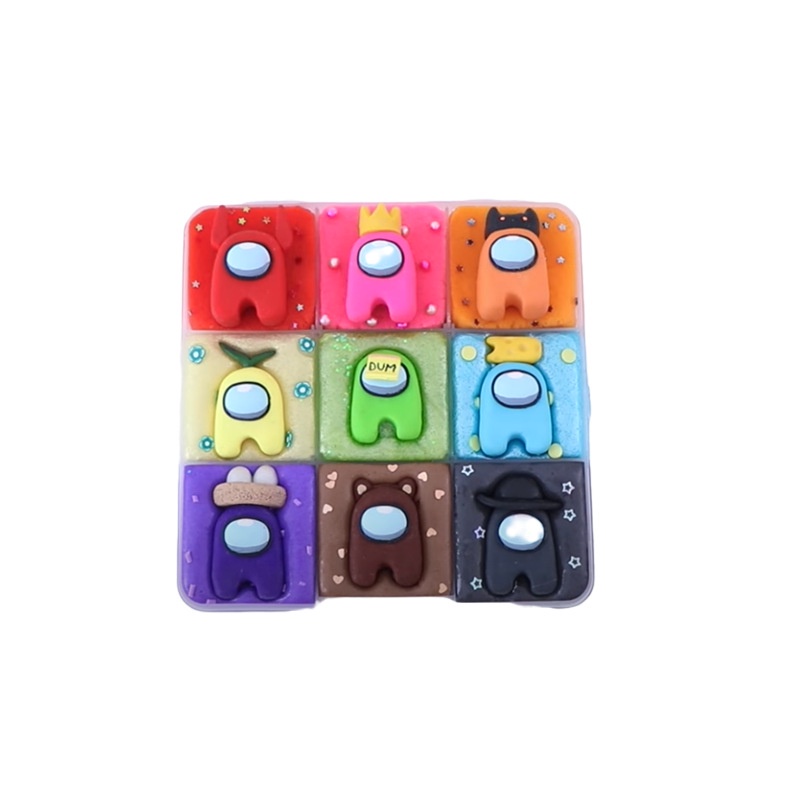 Đồ Chơi Chất Nhờn Ma Quái Slime Mềm Không Dính 9 Màu Sắc Tùy Chọn Cho Bé