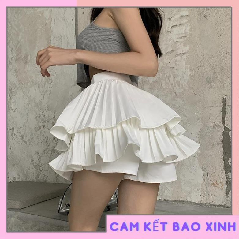 VÁY LƯNG CAO DẬP LY HAI TẦNG CÓ QUẦN BẢO HỘ V5 [Hàng Siêu Cấp]