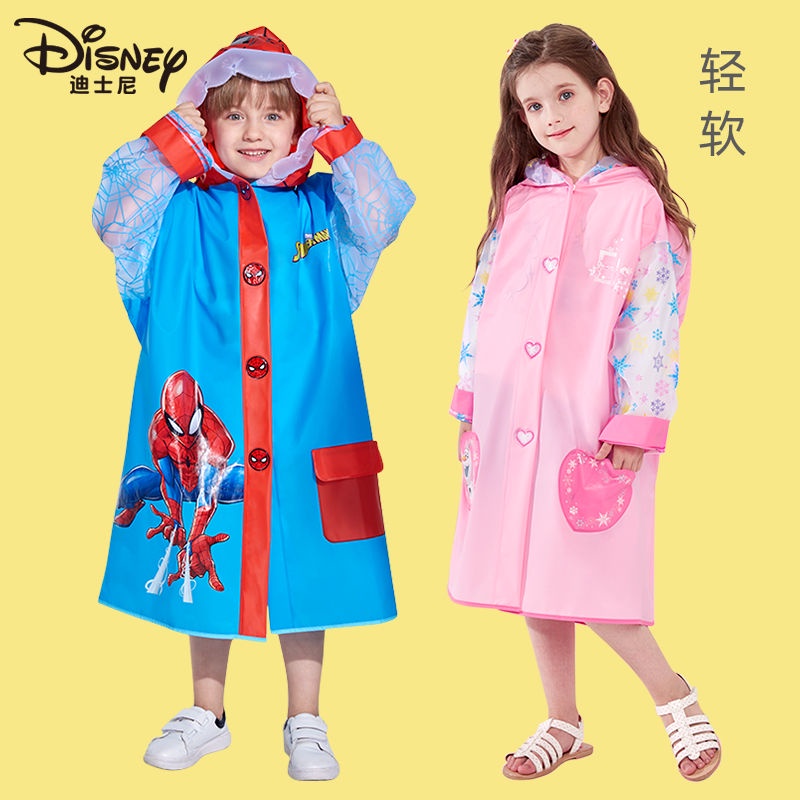 Áo Mưa Hình Người Nhện Disney Thời Trang 2022 Cho Bé Trai