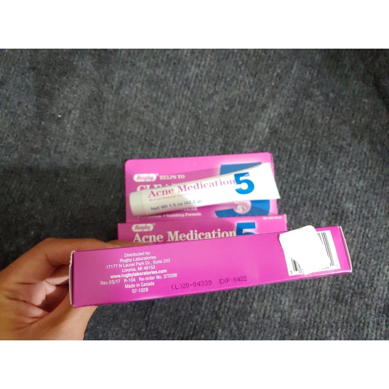 Bill Mỹ - Kem ngăn mụn Rugby Clean up acne medication 5 | BigBuy360 - bigbuy360.vn