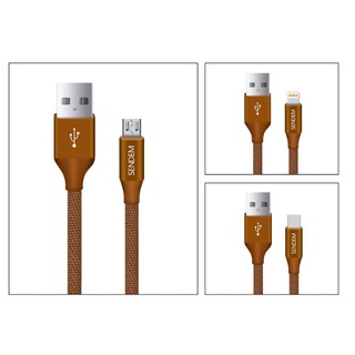 Cáp sạc SENDEM M12/M12S - dây dù dài 2m, cáp cao cấp cho iphone/android
