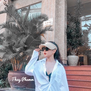 Mũ cói lưỡi trai chống nắng