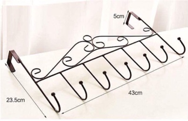 Móc treo đồ sau cửa tiện dụng