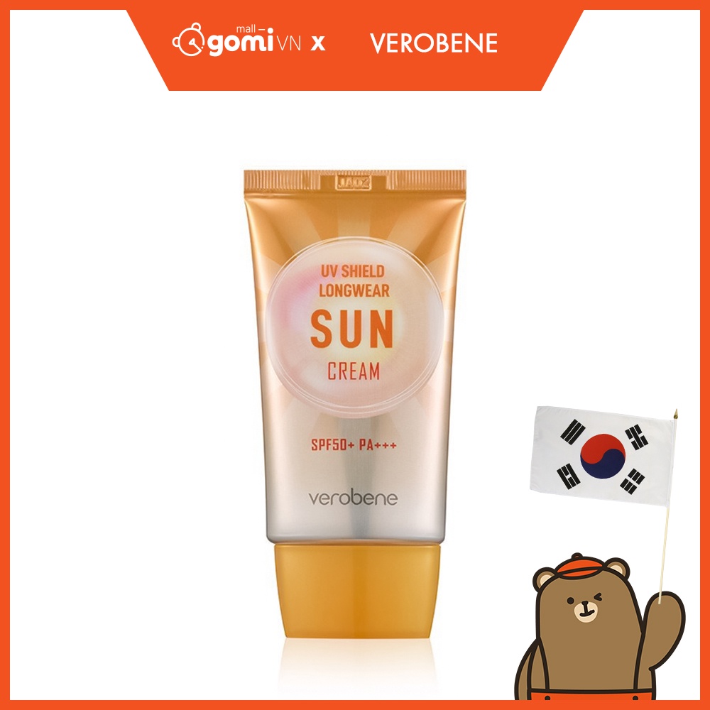 Kem Chống Nắng Verobene UV Shield Longwear Sun Cream 40ml GomiMall