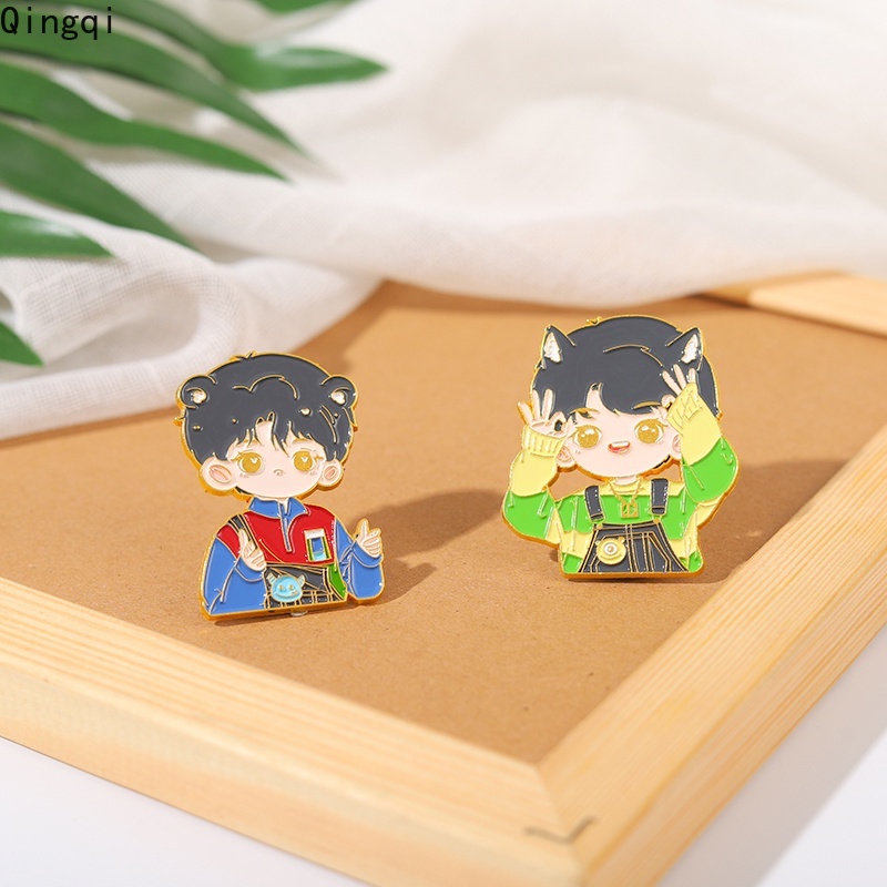 Trâm cài áo Miss Zoe hình hoạt hình nhiều màu sắc dễ thương