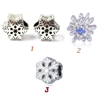 Charm xỏ sao 6 cánh hoa tuyết