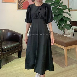 VÁY SUÔNG RÃ NGỰC TAY BỒNG BASIC