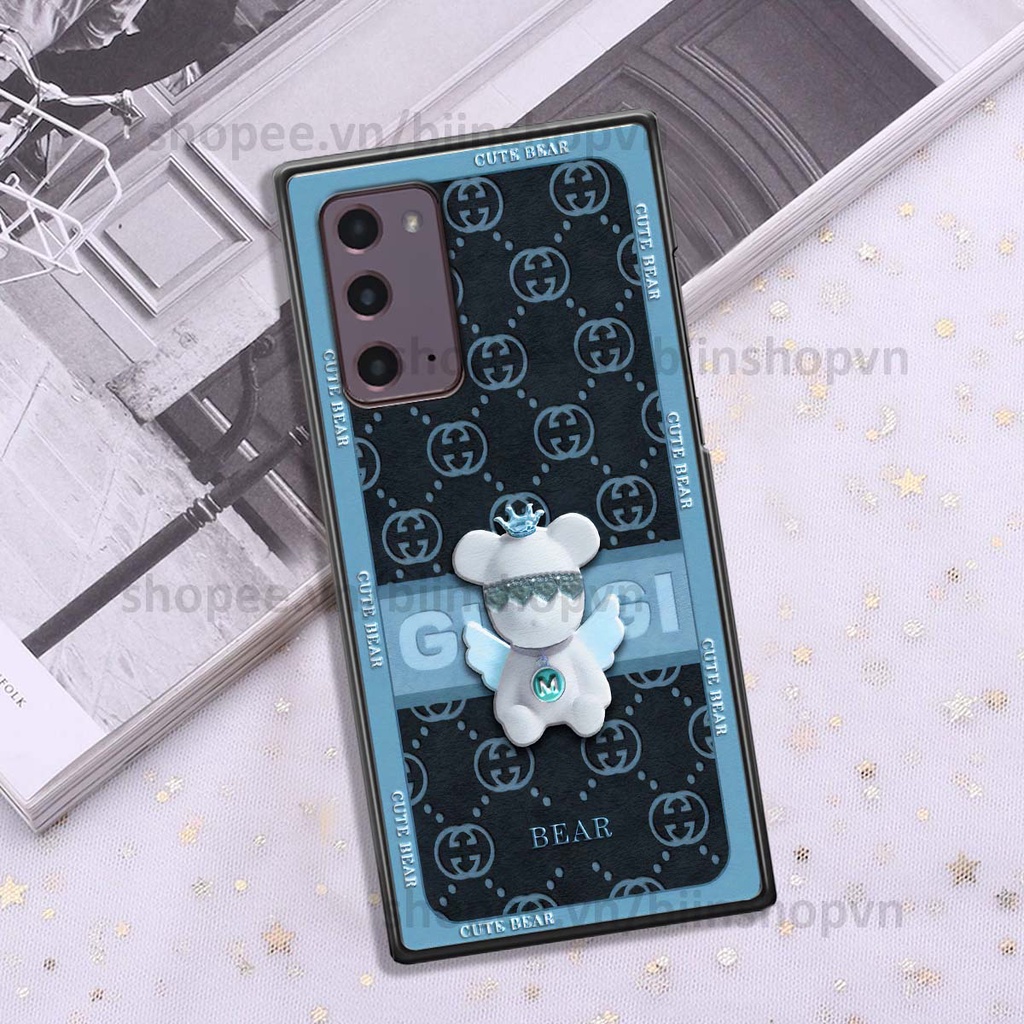 Ốp Samsung Note 20 hình gấu bear brick đẹp độc lạ, thời trang, cá tính