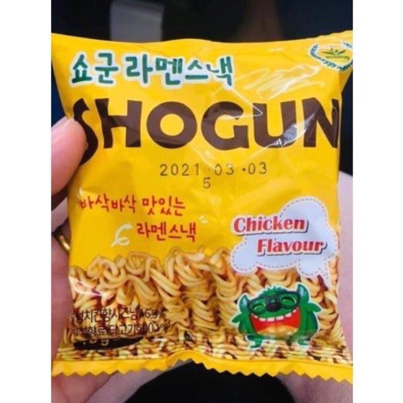 Mì ăn liền trẻ em Hàn Quốc Shogun 105k/1 hộp (30 gói x 18gr/1 gói)