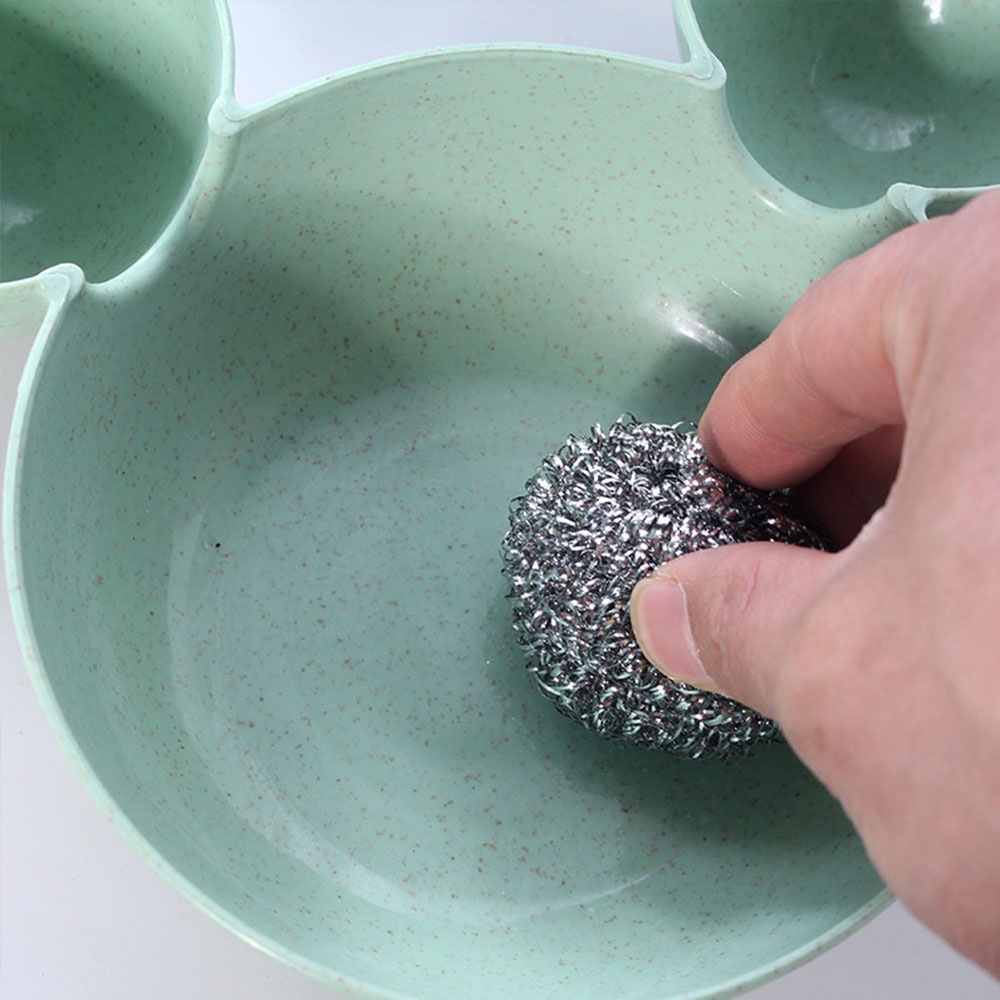 Bộ 4 Miếng Rửa Chén Bằng Thép Không Gỉ Đường Kính 5cm