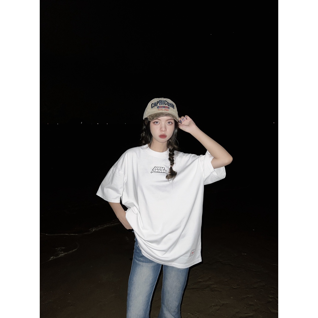 Áo thun NEEDS OF WISDOM Block Tee - White - Local Brand Chính Hãng