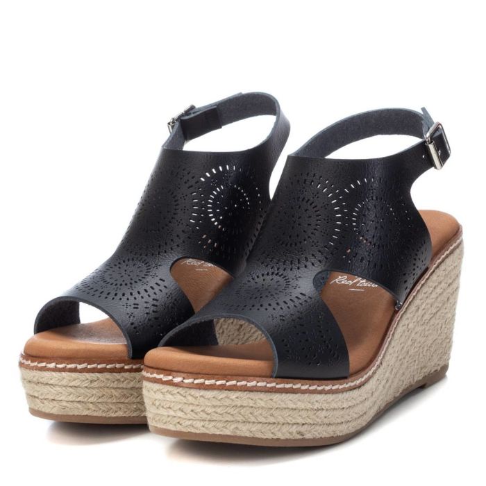 Giày Sandals Nữ XTI Black Pu Ladies Sandals