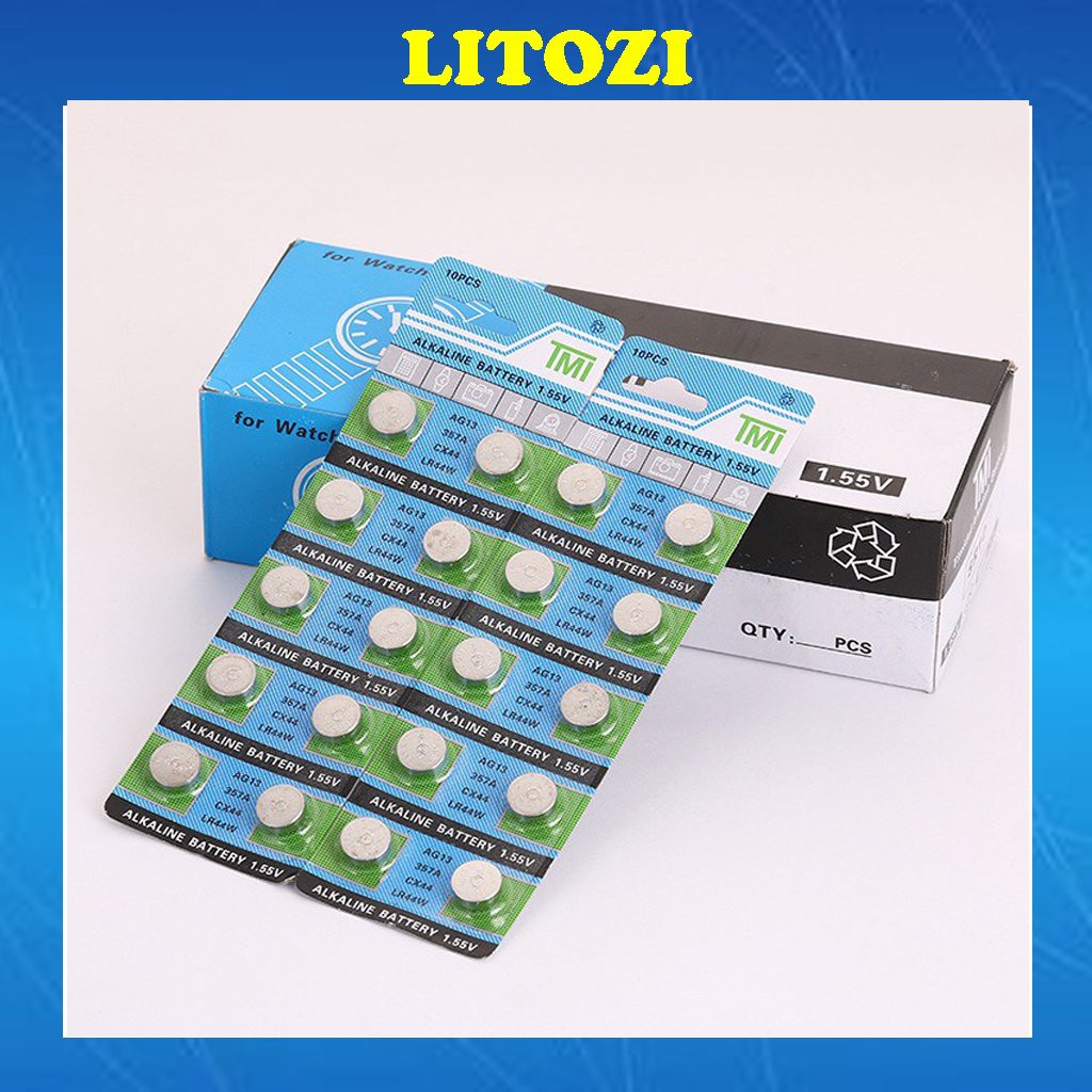 Pin cúc áo Litozi LR44 AG13 LR41 AG3 CR2032 hàng chuẩn pin bền loại 1