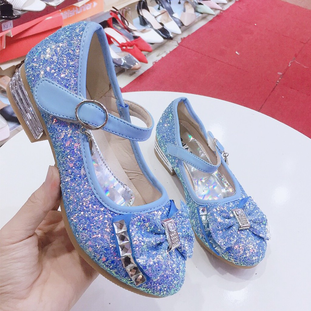 [SKM] Giày búp bê công chúa kim tuyến dễ thương cho bé 20913