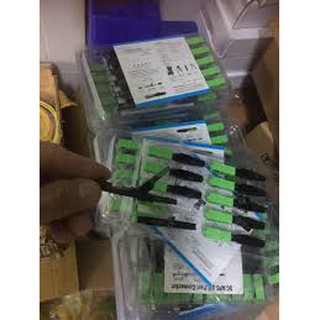 [120k]Hộp 10  đầu kết nối quang nhanh SC/APC Fast Connector