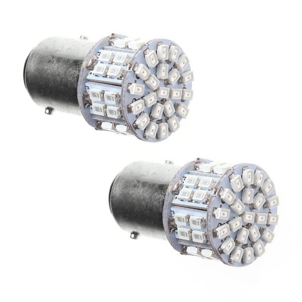 Bóng đèn LED màu đỏ 1157 BAY15D 50smd 1206 6000K 3W 12V cho xe hơi