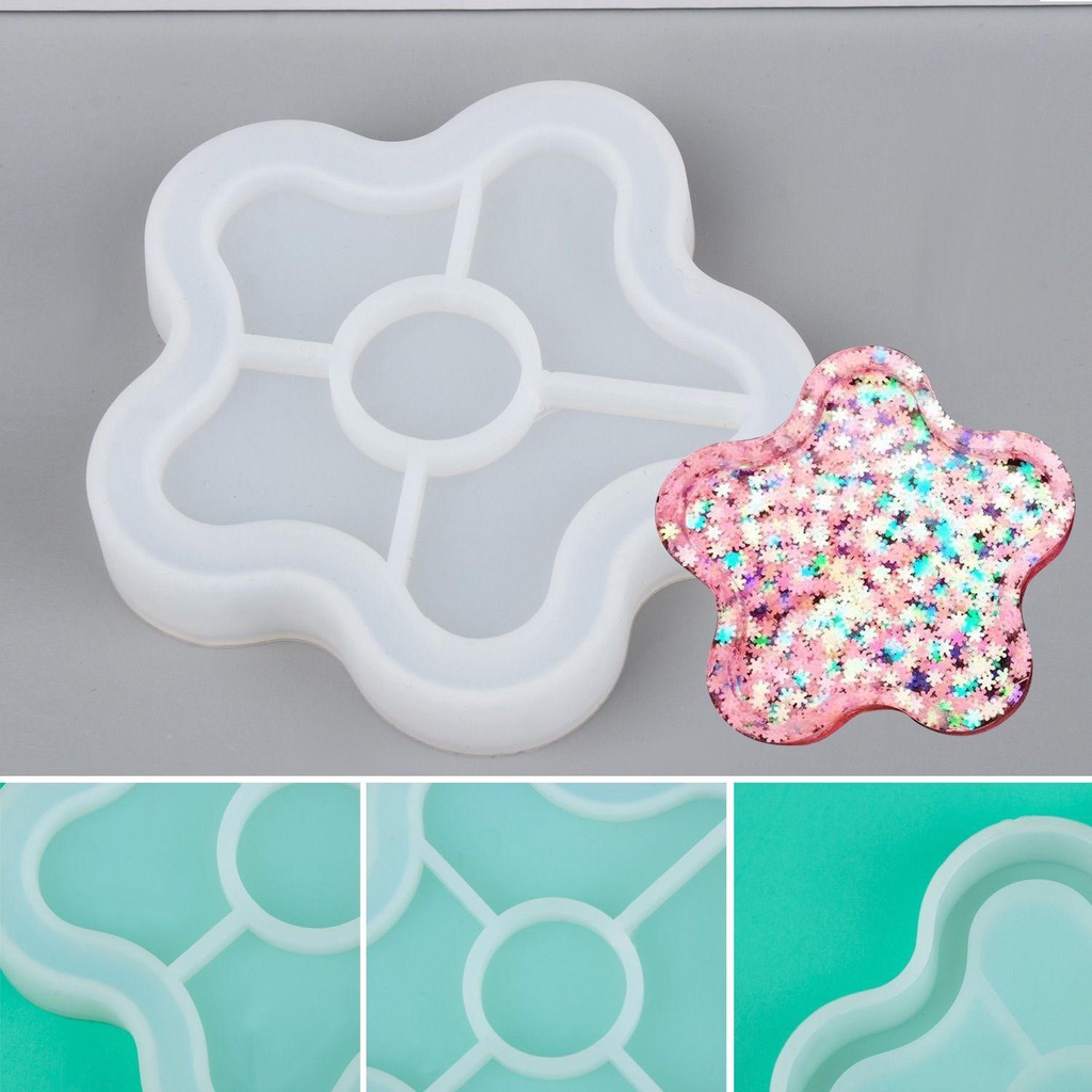 Set 3 Khuôn Làm Đế Lót Ly Tiện Dụng