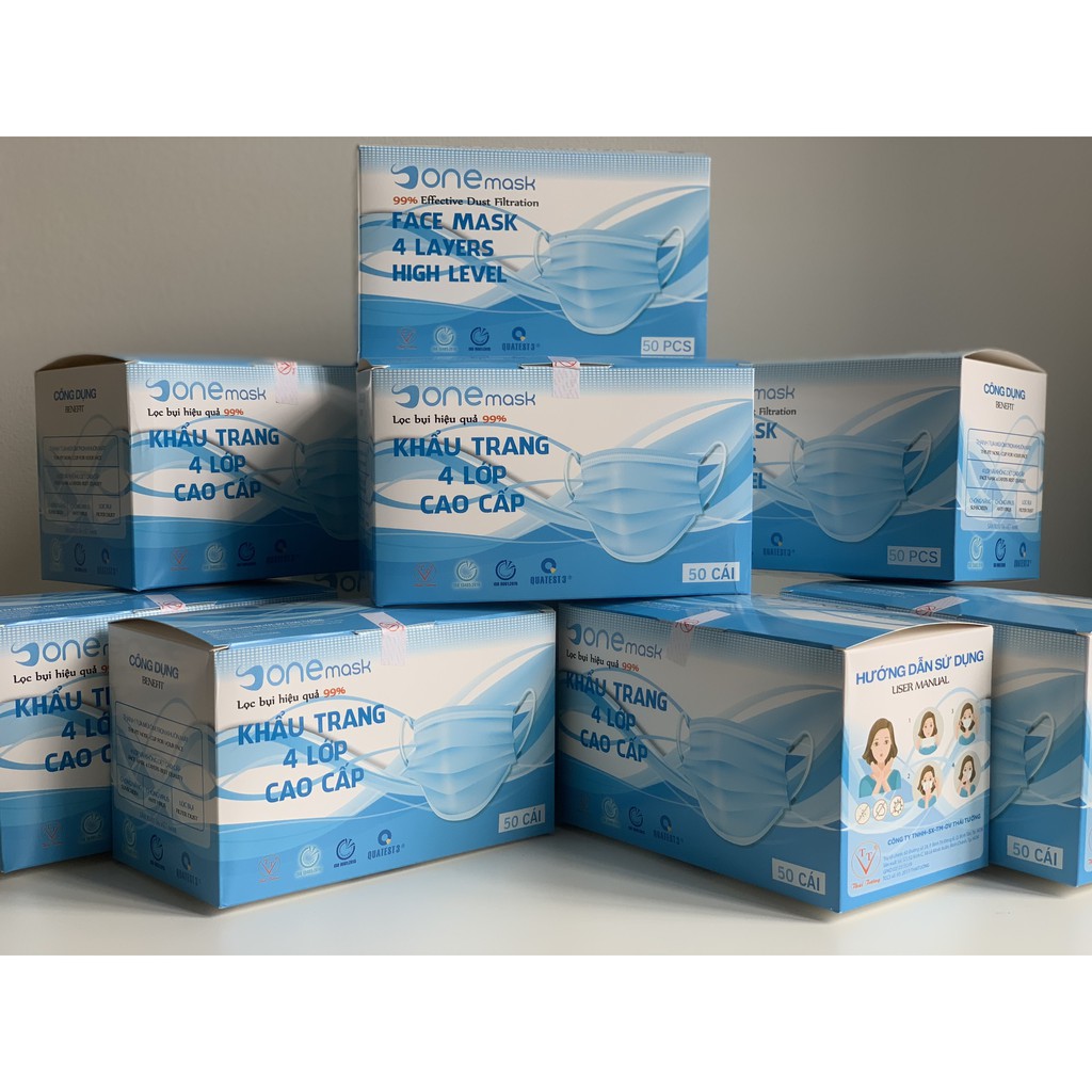 Khẩu Trang Y Tế Xanh Kháng Khuẩn ( Hộp 50 cái) | BigBuy360 - bigbuy360.vn