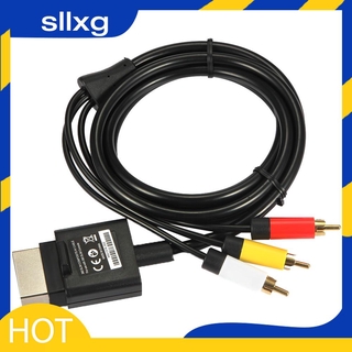 Dây Cáp Âm Thanh Video Av Rca 1.13 Cho Xbox 360 Slim 1.8m