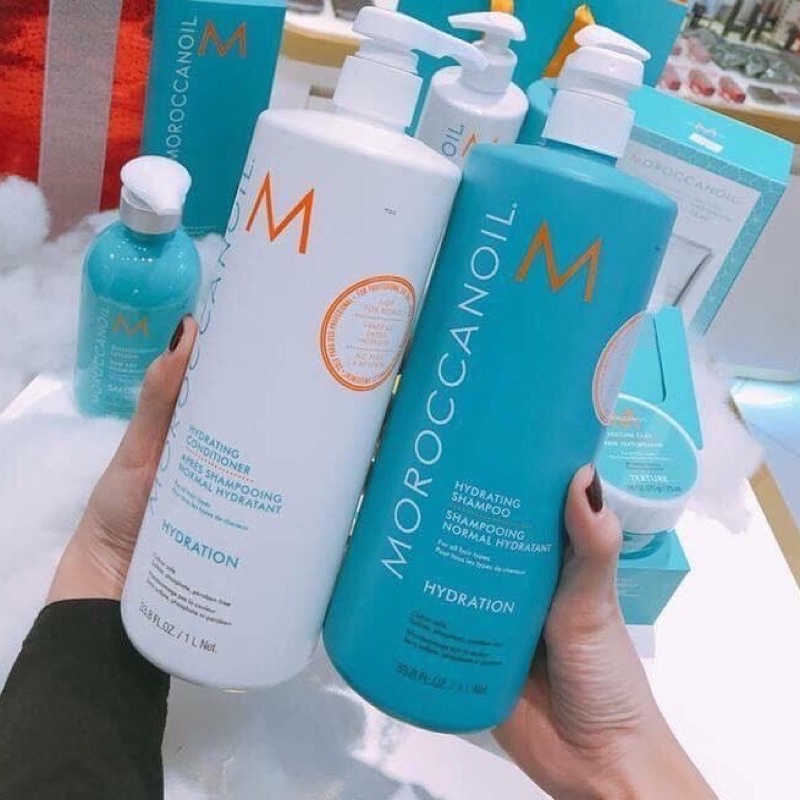 MOROCCANOIL ] DẦU GỘI XẢ PHỤC HỒI ĐỘ ẨM MOROCCANOIL REPAIR 1000ML CHÍNH HÃNG