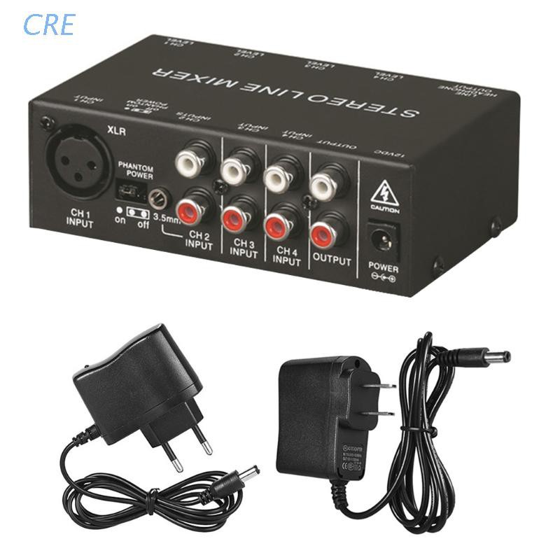 Bộ Trộn Âm Thanh Mini Mx500 Rca 5 Kênh Chuyên Dụng Cho Live And Studi-O
