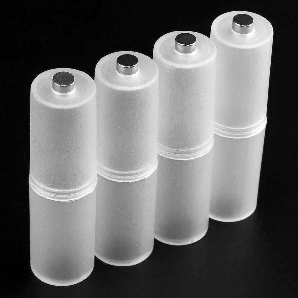 4 Pcs Switcher Adaptor Converter Convenient Holder AAA To AA Size Case Battery | BigBuy360 - bigbuy360.vn