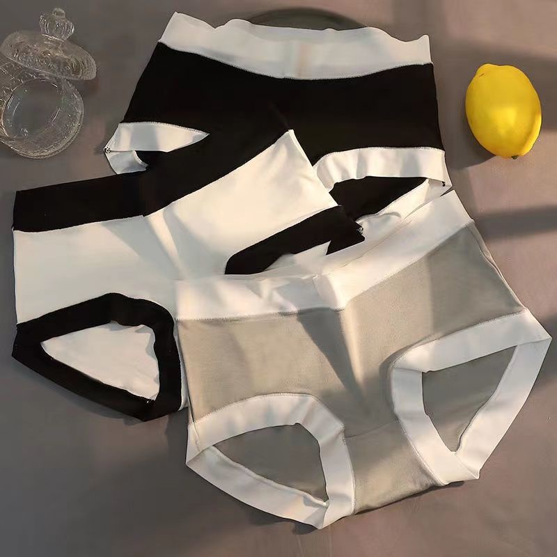 Quần Lót Cotton Đáy Trung Bình Thân Thiện Với Làn Da Kháng Khuẩn Không Đường May Cho Nữ