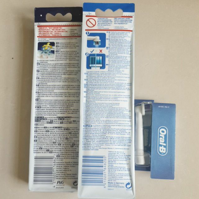 Đầu bàn chải đánh răng Oral-B Precision Clean và Sensitive - Hàng nhập Đức