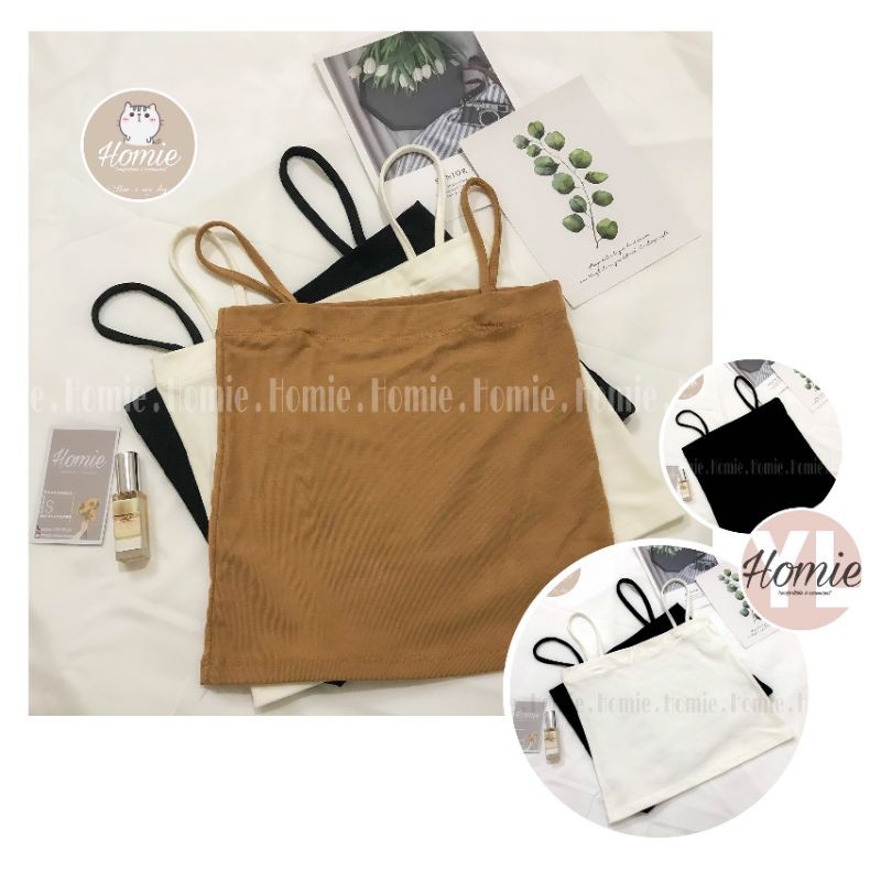 [Mã FASHIONT4WA2 giảm 10K đơn 50K] Áo hai dây cao cấp Homie, dáng ôm vải cotton mịn co giãn tốt - A8636 | BigBuy360 - bigbuy360.vn