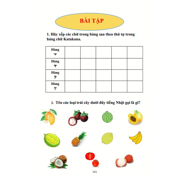 Tập viết bảng chữ cái tiếng Nhật - Hiragana, Katakana