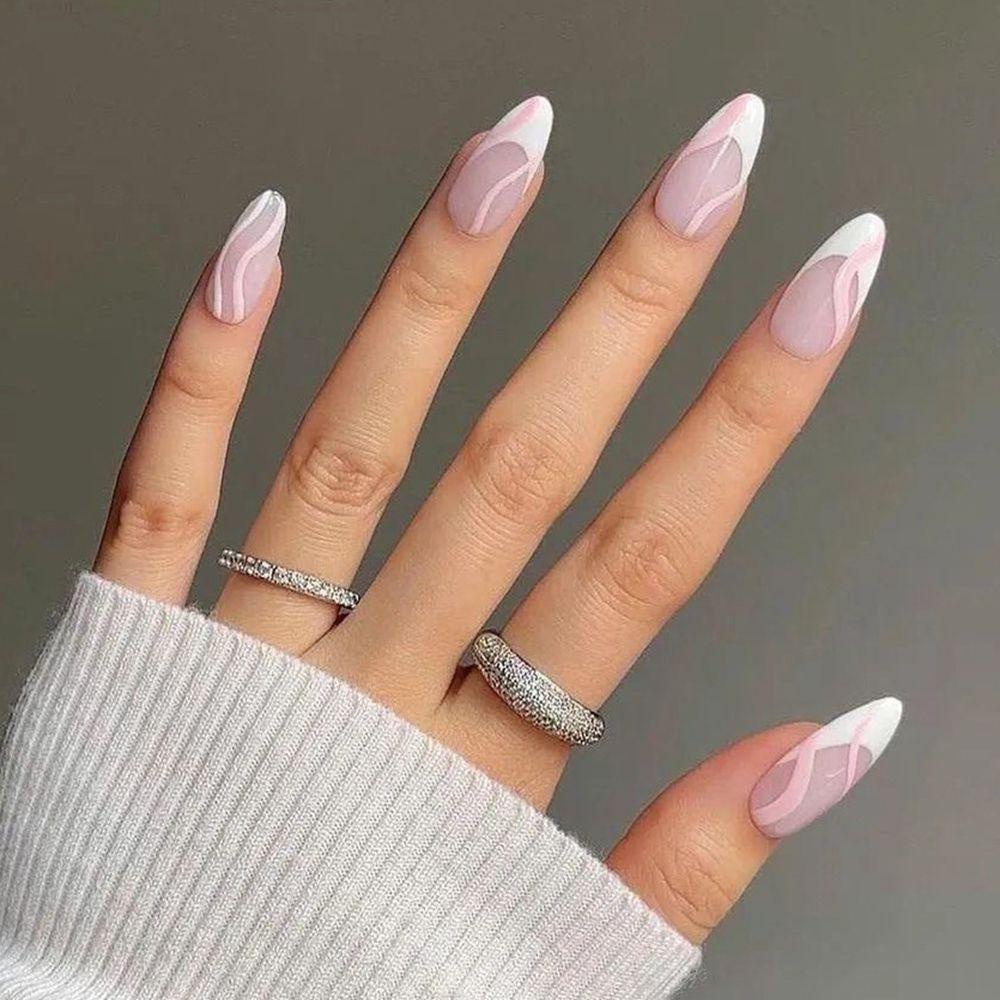 Hộp 24 Móng Tay Giả Thời Trang Cho Nữ