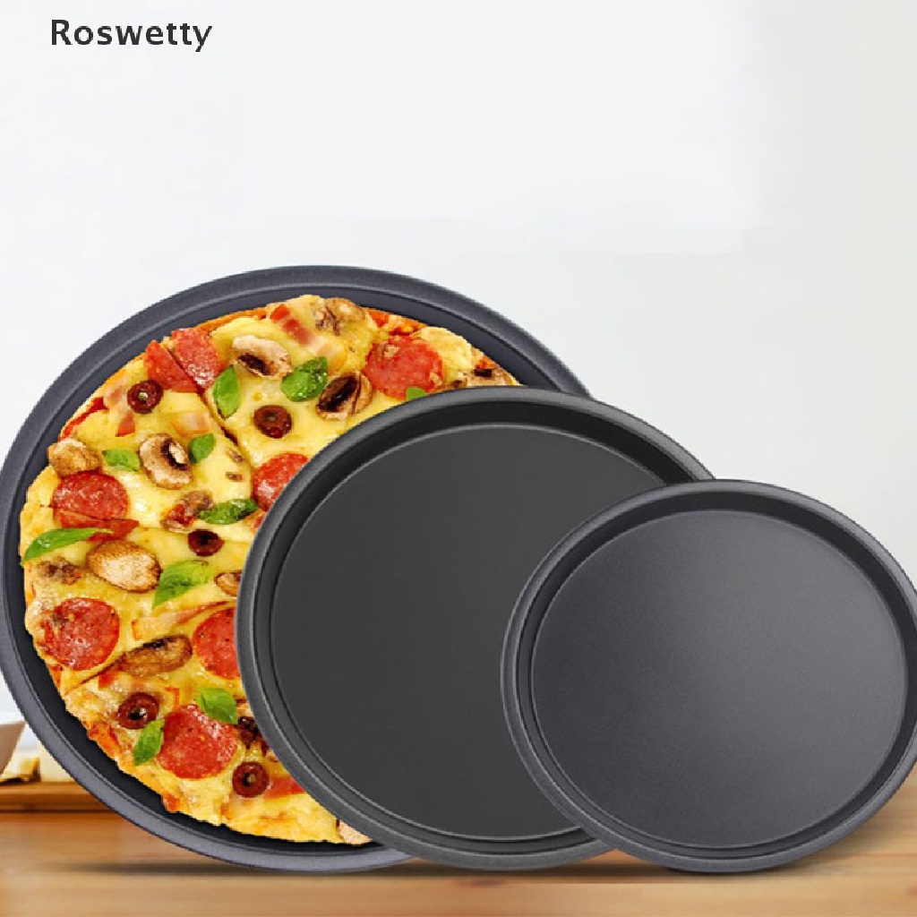 Khuôn làm bánh pizza hình tròn bằng thép carbon chống dính