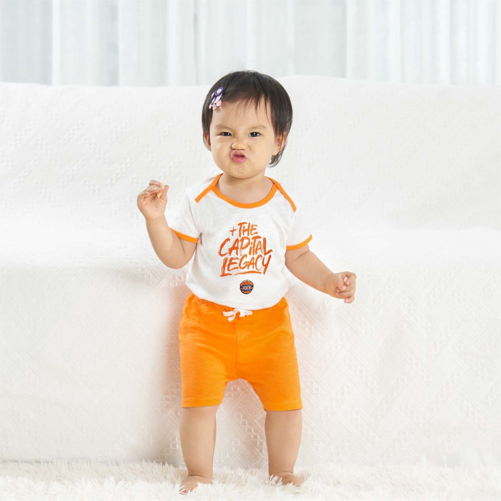 Lullaby x HNB HNB02 Set body vai chồm + quần đùi + yếm