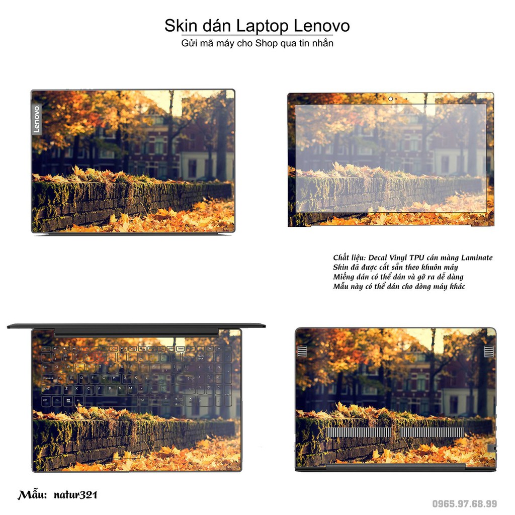 Skin dán Laptop Lenovo in hình thiên nhiên _nhiều mẫu 12 (inbox mã máy cho Shop)