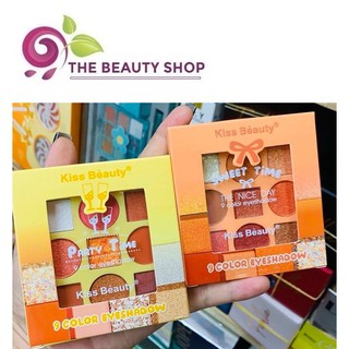 Phấn mắt 9 ô nhũ lì kiss beauty 87149