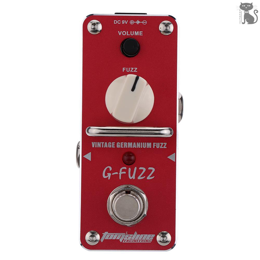 COD☆ AROMA AGF-3 G-FUZZ Vintage Germanium Fuzz Guitar Effect Pedal Mini Analogue with True Bypass